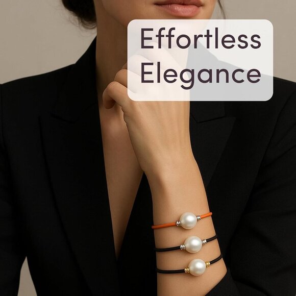 Hair Ties for Women Synthetic Rubber No-Damage Bracelet Styles for Ponytail main image 8